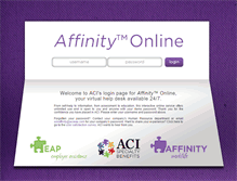 Tablet Screenshot of affinity-online.com
